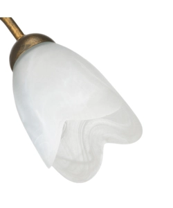 APPLIQUE 1 LUCE ONLI "ODINO" BRONZO E14